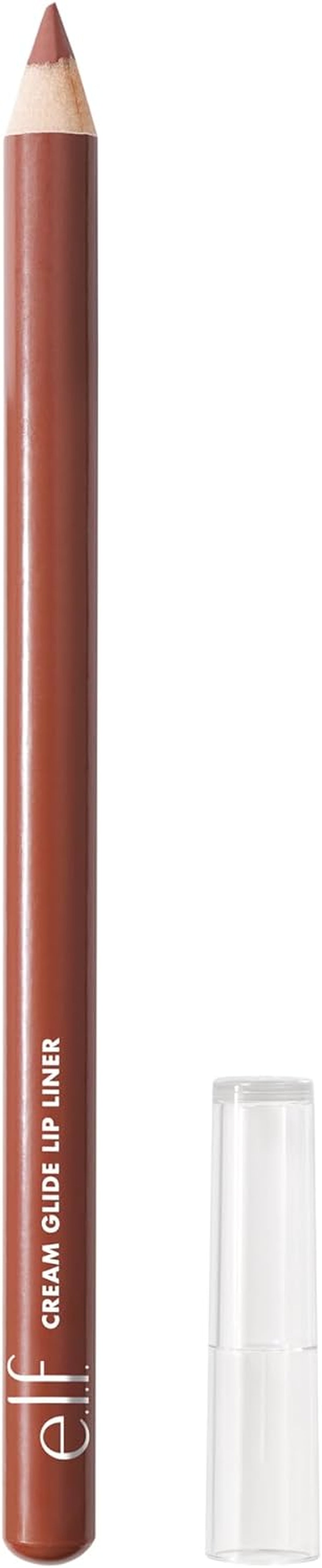 Cream Glide Lip Liner, Highly-Pigmented Pencil for Shaping & Sculpting Lips, Semi-Matte Finish, Vegan & Cruelty-Free, Mauve Aside