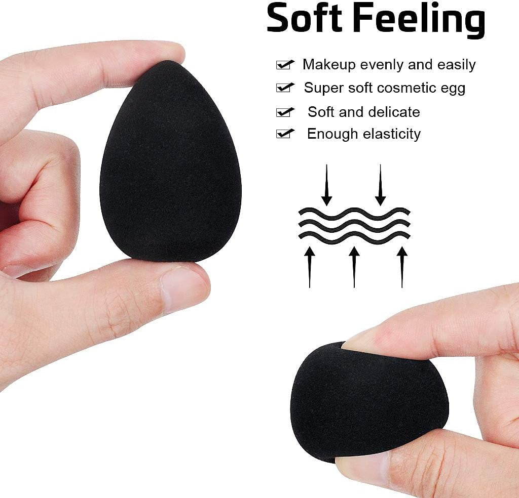 Makeup Sponge Blender, 6Pcs Foundation Makeup Beauty Sponge for Liquid, Powder and Cream